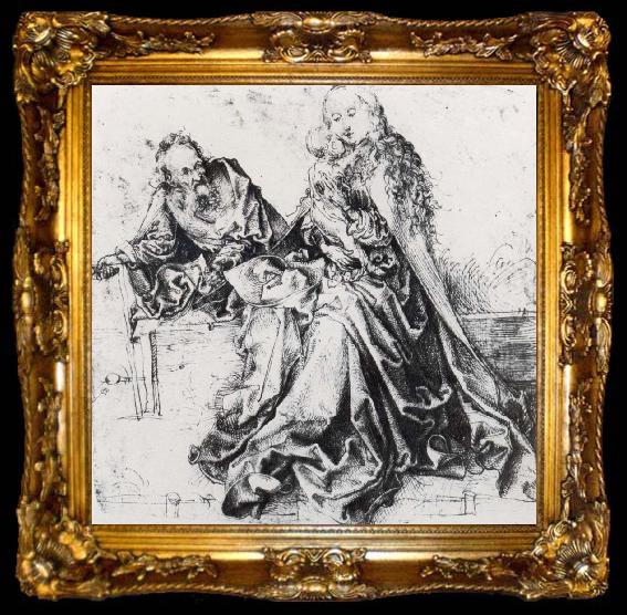 framed  Albrecht Durer The Holy Family, ta009-2